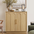 31.5" Sideboard Buffet Cabinet with Storage, OAK
