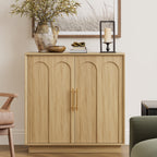 31.5" Sideboard Buffet Cabinet with Storage, OAK
