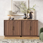 31.5" Sideboard Buffet Cabinet with Storage, Walnut