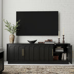 67" Modern TV Stand for 75 Inch TV Living Room, Black